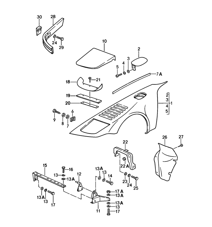 Special Model Flatnose Design Turbo Exterior Panelling M505 Front Wing